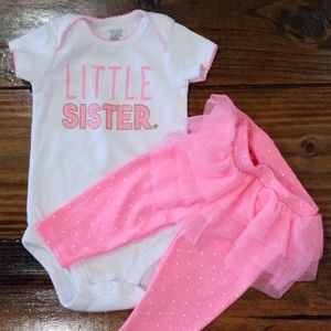 Carter's Little Sister tutu outfit